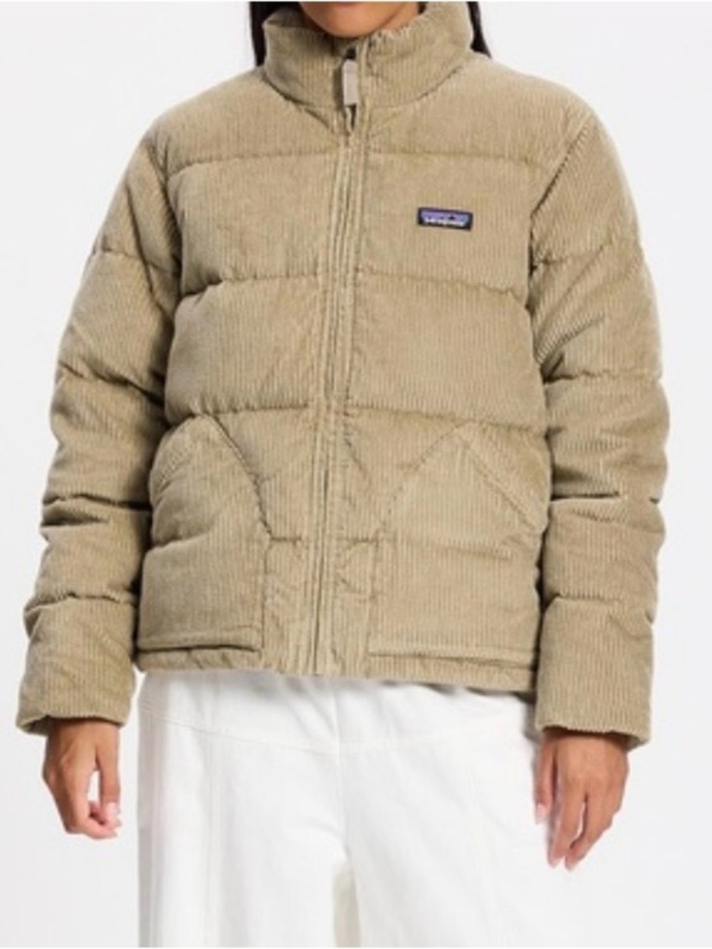 NWT Patagonia Cord Fjord Jacket- Seabird Gray